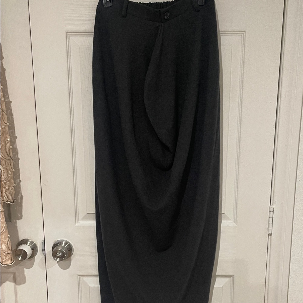 Zara Black Draped Women's Skirt
